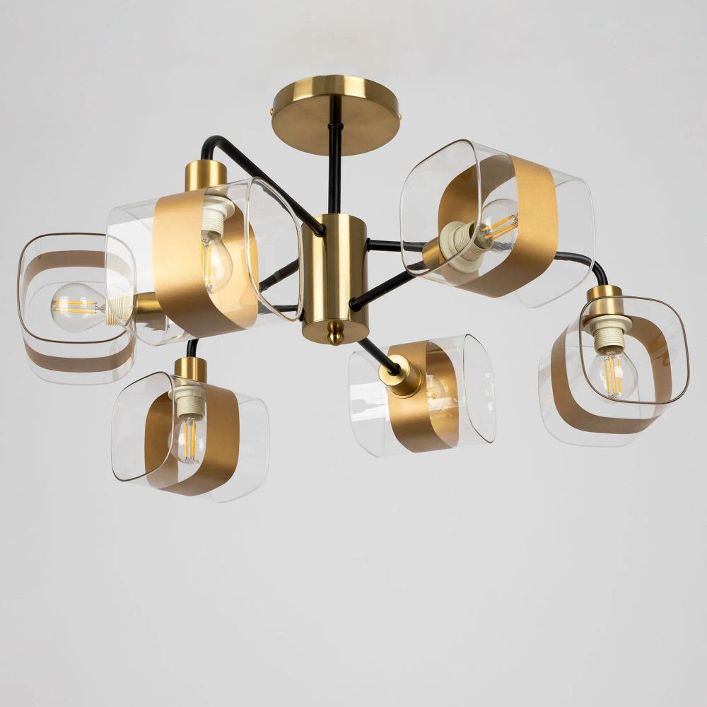 Citilux Бертон CL140161 Люстра потолочная Бронза