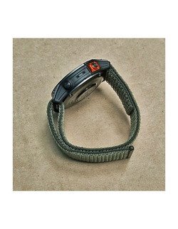 Нейлоновый ремешок UltraFit OneLoop 22 мм для Garmin Fenix 7 / 6 / 5, Marq, MARQ, Forerunner 9x5, instinct, instinct 2, Epix Gen 2 (Зеленый/Хаки)