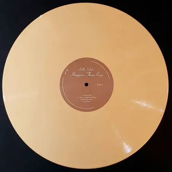 Billie Eilish - Happier Than Ever (Golden Yellow) LP
