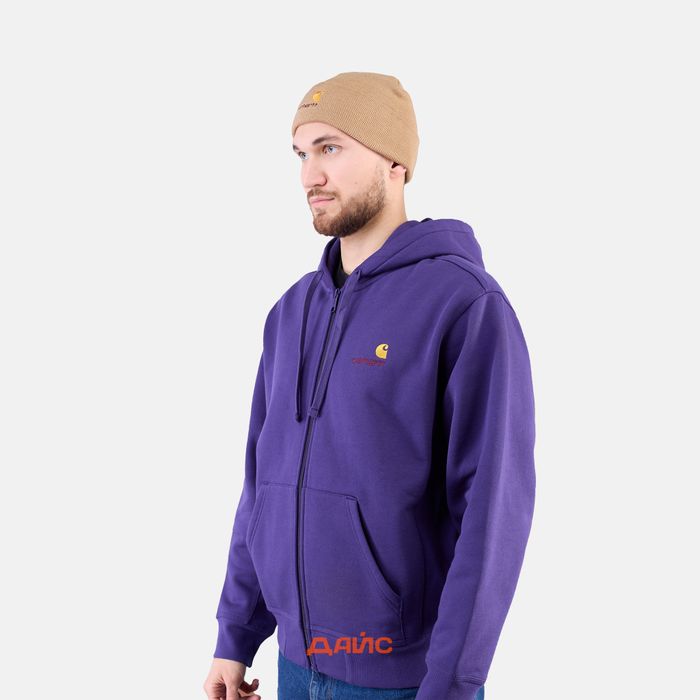 Шапка Carhartt WIP American Script Beanie  артикул:I034235_peanut - купить в магазине Дайс