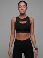 Леггинсы Simple Black с прямым поясом