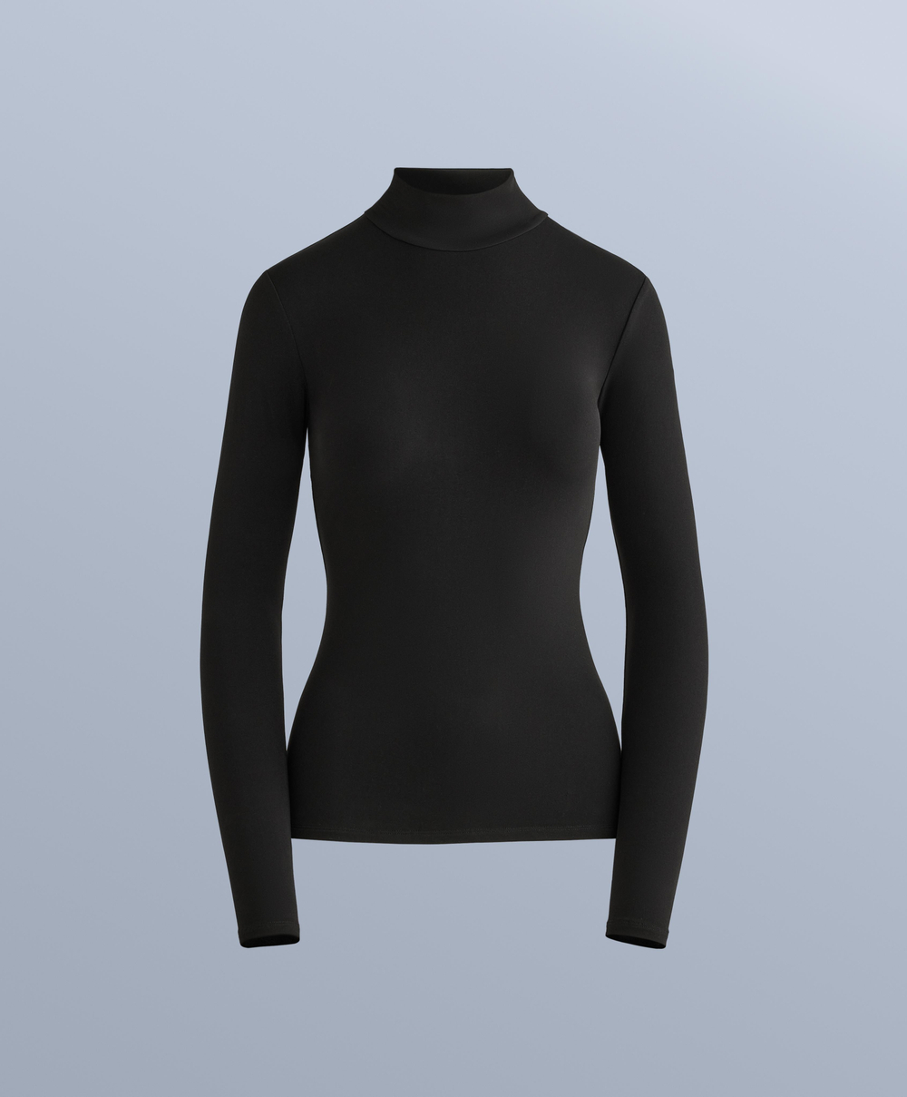 Oysho Термофутболка с длинным рукавом, черный