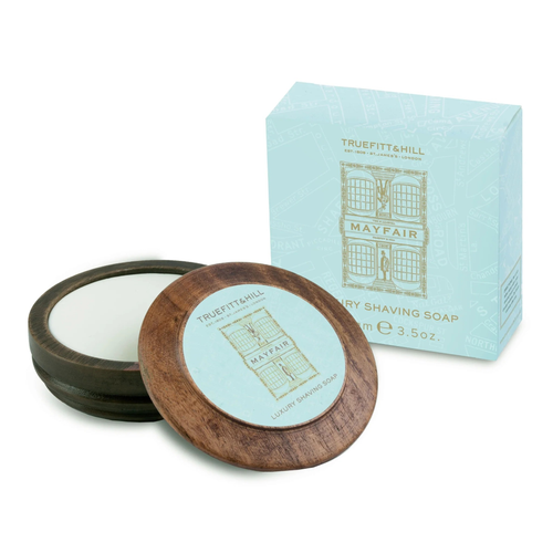 Mayfair Luxury Shaving Soap in wooden bowl 100 г Mayfair люкс-мыло для бритья (в деревянной