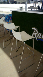 Стул барный LEAF-06 белый