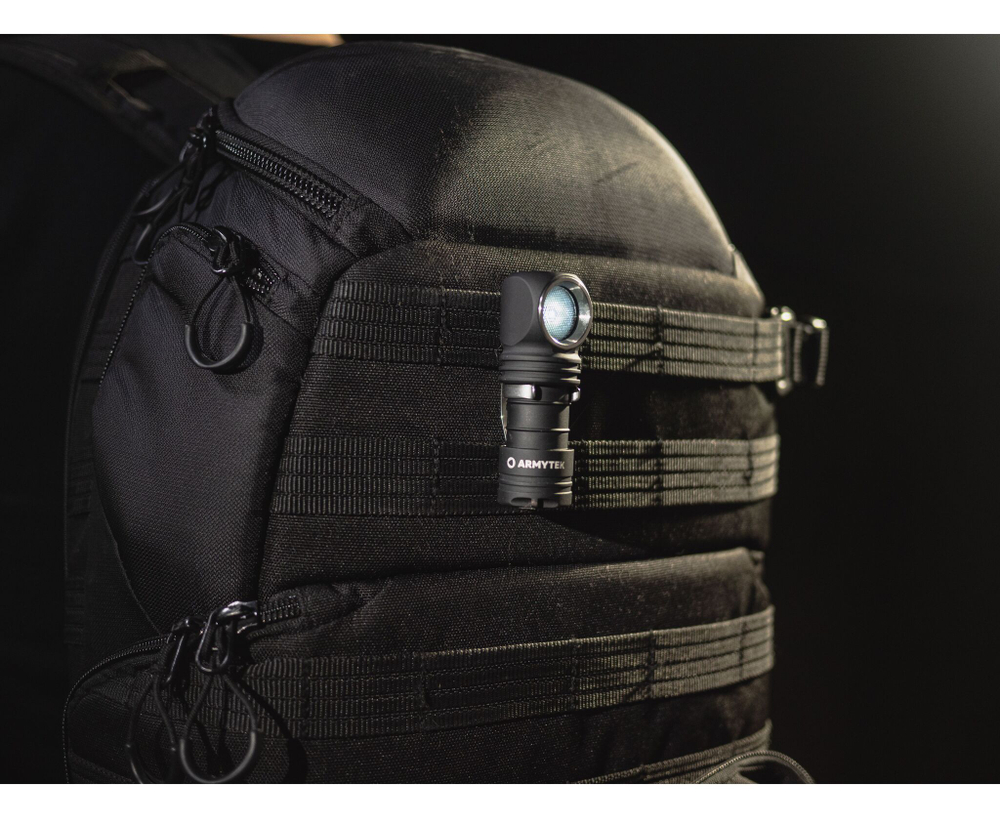 Светодиодный мультифонарь Armytek Wizard C1 Pro Magnet USB, 1000 лм, аккумулятор, размер: белый свет