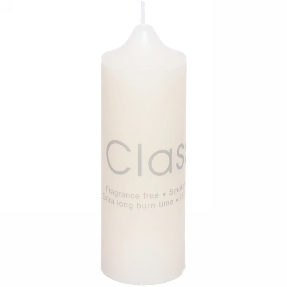 Свеча «Classic» 5*15см цвет белый ZD-103