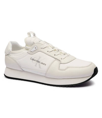 Кроссовки кожаные RETRO RUNNER CALVIN KLEIN JEANS - белый(YM0YM01118)