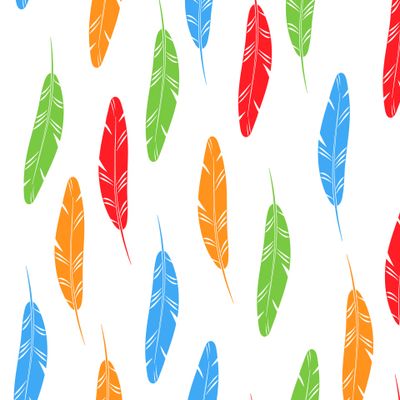Яркие перья
