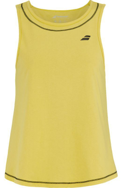 Женский топ теннисный Babolat Exercise Cotton Tank Women - желтый