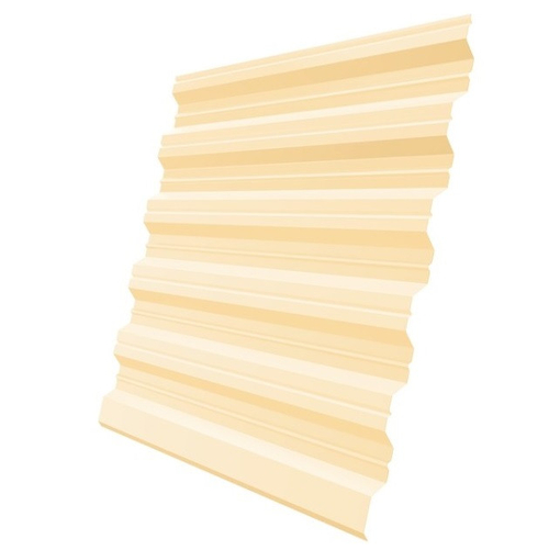 Профнастил НС35 Железный Форт Pe 0,7 мм RAL 1015 светлая слоновая кость