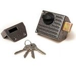 Замок накладной ЗН 1-2.1 (серебро)(зенит)(24) (00000580)