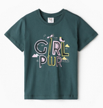 Футболка для девочек А.ФДП-006, зеленый, р. 134см 9758717, 1 шт.