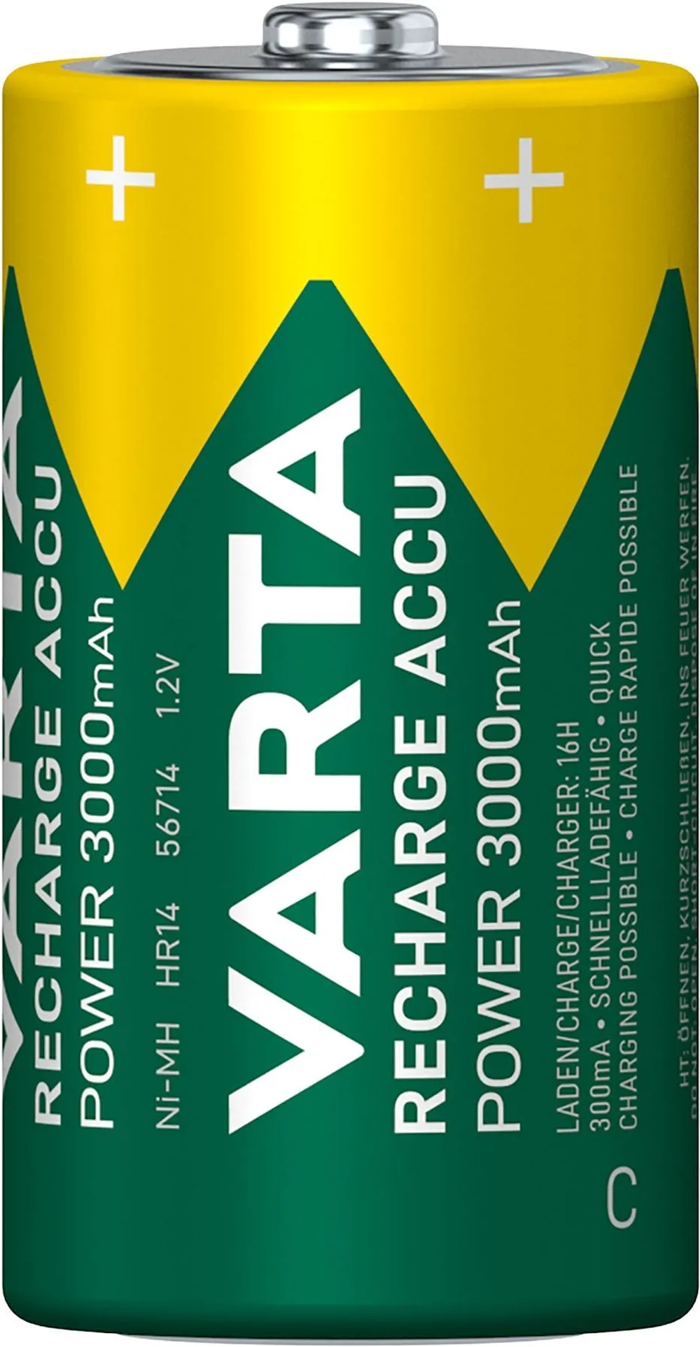 VARTA Recharge Accu Power C 3000mAh BL2 56714101412