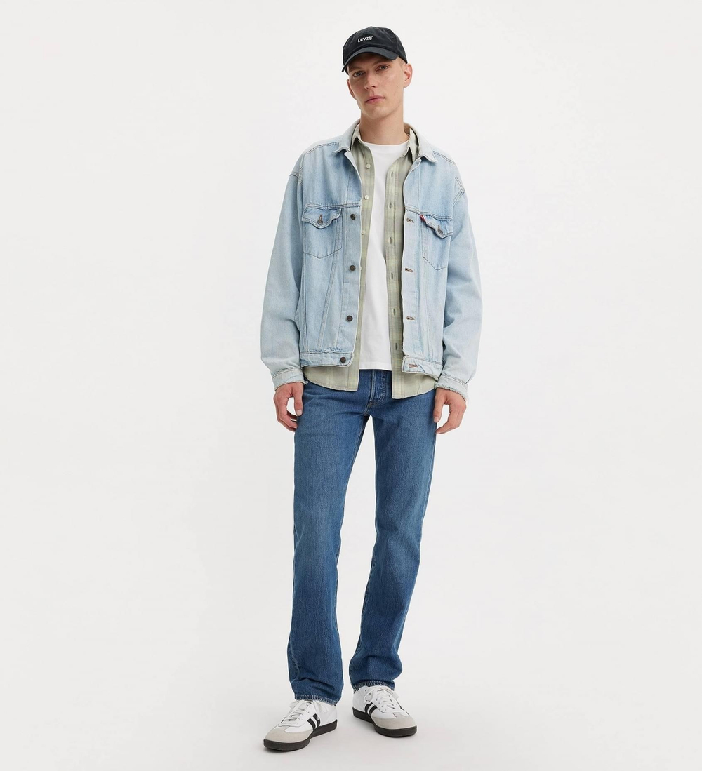 Джинсы мужские LEVI'S 501® LEVIS®ORIGINAL FIT DARK INDIGO - WORN IN