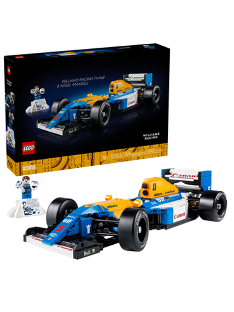 Конструктор Лего айконс Уильямс FW14B и Найджел Мэнселл | LEGO Icons Williams Racing Nigel Mansell 10353 799 д (18+)
