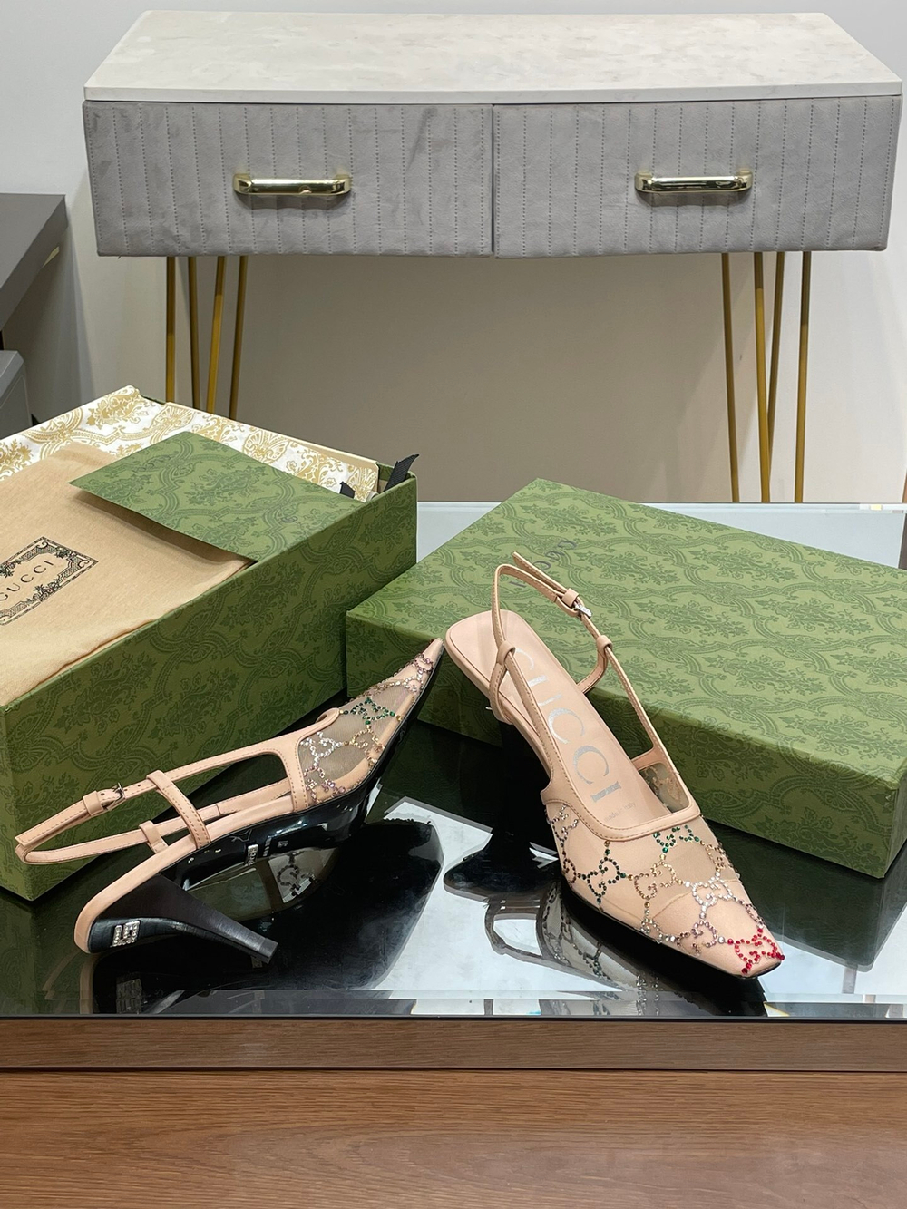 Gucci GG Slingback Pump 7.5 cm
