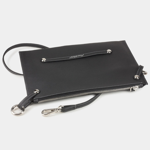 Женская сумка Julie Easy из натуральной кожи теленка черного цвета