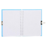 Блокнот детский Basir на замке, формат А6, серия "Модница", переплет 7БЦ, 15*11 см, 48 листов, ассорти