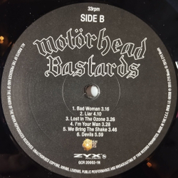 Винтажная виниловая пластинка LP Motorhead Bastards (EU 2013)