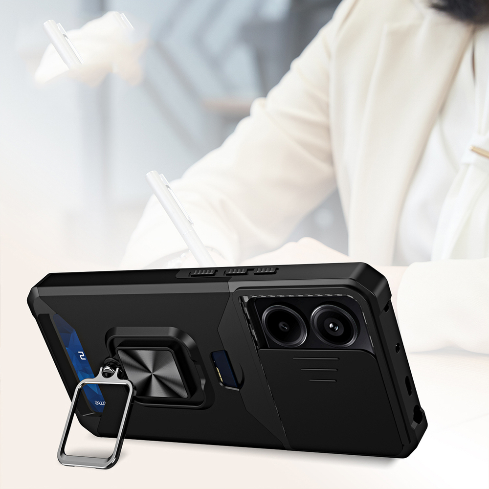 Противоударный чехол Сard Reader Case для Poco X6