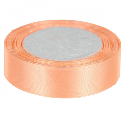 Лента атласная 2,5см*22,85м ПЕРСИК