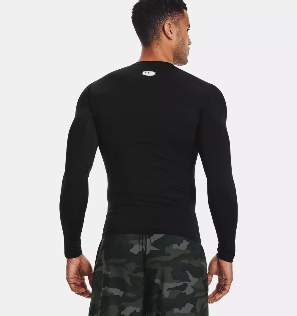 Рашгард мужской Under Armour UA HG Armour Comp LS-BLK