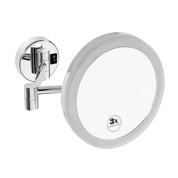 Косметическое зеркало настенное Bemeta D200 см. с LED подсветкой