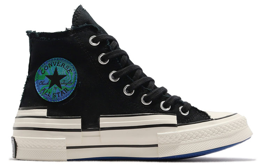 Chuck 70 Converse Hacked Heel High "Tear Away - Black Blue"