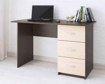 Стол письменный СИТИ-1 венге / дуб молочный