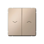 ARTGALLERY 2-клавишный ВЫКЛЮЧАТЕЛЬ ДЛЯ ЖАЛЮЗИ, 2х сх.4, 10А, механизм, быстрозажим. клем., ПЕСОЧНЫЙ