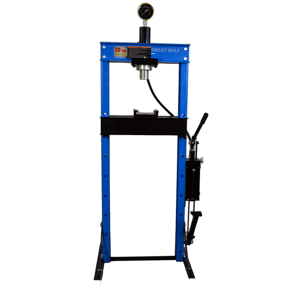 Great Wolf (GW-0920F) Пресс гидравлический напольный 20т с ручным и ножным приводом