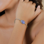 Браслет Franck Herval, Palma, с лазуритом и стразами, FH26.1-13-73285 (синий)