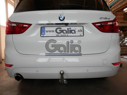 Фаркоп оцинкованный Galia B023C для BMW X1 F48 07/2015-, BMW 2-Series Active Tourer F45 09/2014-, BMW 2-Series Gran Tourer F46 05/2015-(паспорт и сертификат в комплекте)(без электрики)