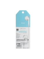 Наушники R-2, проводные, вкладыши, микрофон, 1 м, Jack 3.5 м