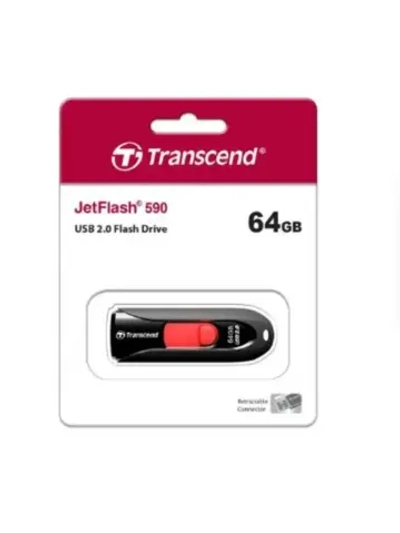 Память USB Flash 64 ГБ JetFlash 590K TS64GJF590K BLACK