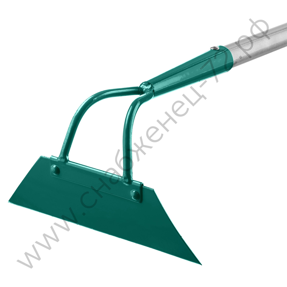 GRINDA PH-215 ALU, 215 х 65 х 1465 мм, трапециевидный профиль, углеродистая сталь, антикор. покрытие, алюминиевый черенок, мотыга, PROLine (39595)