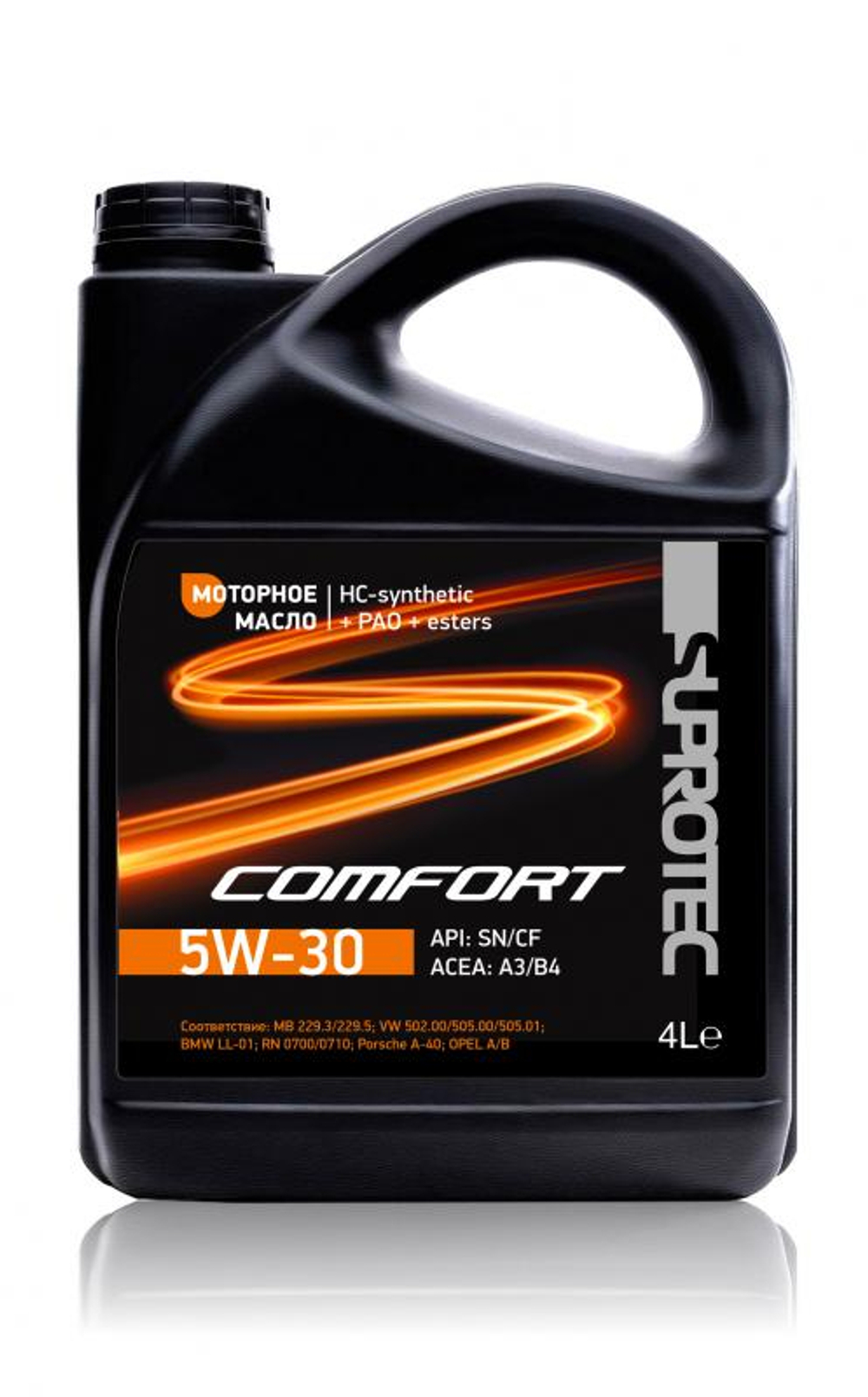 Моторное масло A3/B4 Suprotec Comfort 5W-30, канистра 4л