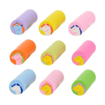 Ластик Basir, цилиндрическая форма, серия "Единорог", разноцветный корпус, с рисунком единорогов