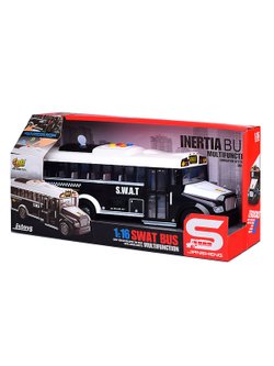 Игровая машинка Автобус Спецназ со светом и звуком (JS125A)