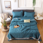 Комплект постельного белья Однотонный Сатин с Одеялом (простынь на резинке) FBR005