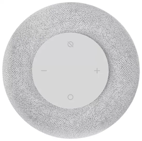 Умная колонка VK Капсула мини (с часами), светлая серая