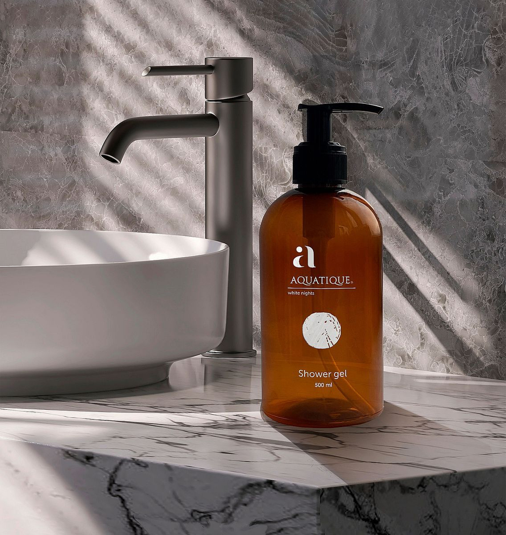 Гель для душа Aquatique (16 шт.) диспенсер 500 мл