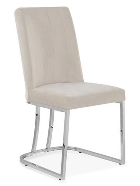 Стул обеденный Ist Casa Пресли, 42х44х92, бежевый, серебро