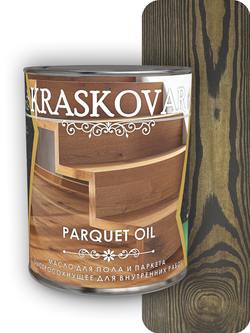 Масло для пола и паркета быстросохнущее Kraskovar Parquet oil эбен