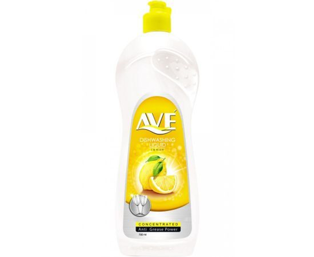 AVE Средство для мытья посуды Лимон, 750 мл