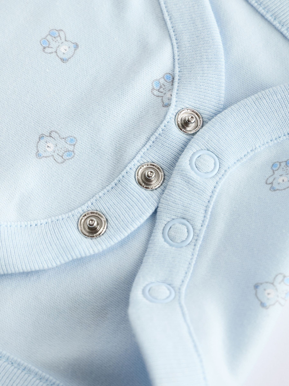 Боди без рукавов для малышей Next K79-695, 5 шт., Белый, Голубой