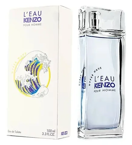 Легкий аромат для мужчин KENZO L`Eau Kenzo Pour Homme Hyper Wave 50 мл