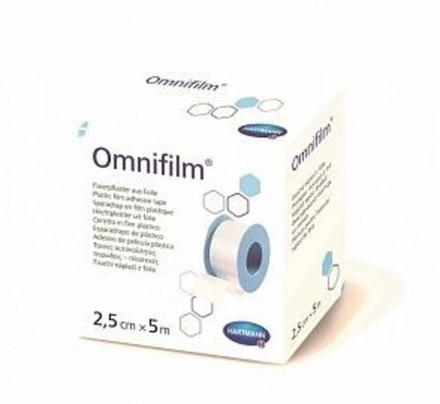 OMNIFILM-фикс.пластырь из прозрачной пленки 2,5см х 5м 1шт.