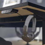 Письменный стол с регулировкой по высоте - IKEA MITTZON/МИТТЗОН ИКЕА, 140х80х62-126 см, черный