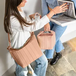 Набор из термосумки и контейнера handy bio, 1,4 л, розовый